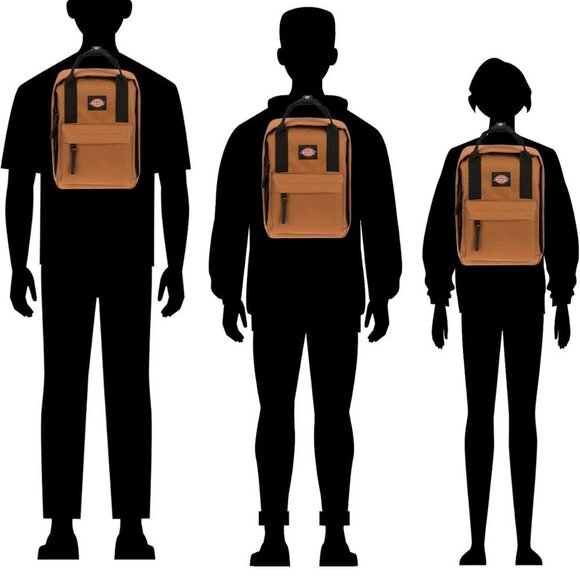 Mini Backpack Water-Resistant Polyester Unisex Small Travel Shoulder Bag Brown main image 4